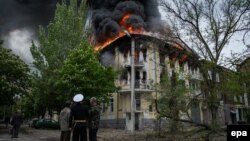 Управління міліції в Маріуполі, 9 травня 2014 року