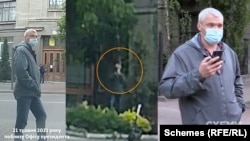 21 травня, коли редакційне авто стояло на вул. Шовковичній, журналісти зауважили, як повз авто пройшов чоловік, перейшов через дорогу, зайшов за дерево, намагаючись сфотографувати, потім підійшов ближче, зробивши ще один знімок – і пішов у двір