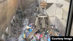 Сбор и сжигание мусора в Малешице