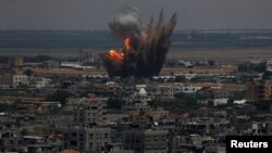 حمله هوایی اسرائیل به رفح در جنوب نوار غزه