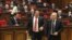 Armenia - Prosperous Armenia Party leader Gagik Tsarukian (C) attends a parliament session in Yerevan, 4Feb2013.