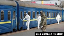 قطار رسیده از مسکو به مرز اوکراین