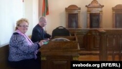 Тамара Шчапёткіна ў залі суду