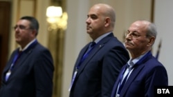 Танер Али, Димитър Николов и Ахмед Доган, 15 ноември 2025 г.