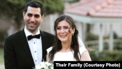 سیاوش غفوری آذر و همسرش سارا