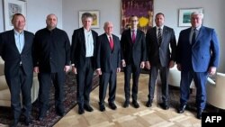 Представители Украины, Франции, США и Германии в Стамбуле, 16 мая 2025 года.