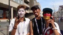 Чит ил җанатарлары Казан турында татарча әйтә