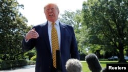 دونالد ترامپ در سخنان روز شنبه خود ابراز امیدواری کرد که دستگاه رهبری جمهوری اسلامی رفتاری هوشمندانه در پیش بگیرد