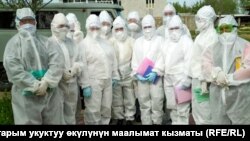 Коронавирус менен кармашкан ак халатчандар 