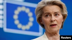 Кіраўніца Эўракамісіі Уршуля фон дэр Ляен.