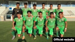 Молодежная сборная Таджикистана по футболу. Фото с сайта Федерации футбола Таджикистана