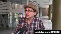 Գրող, հրապարակախոս Մարինե Պետրոսյանը զրուցում է «Ազատության» հետ, Երևան, 18-ը սեպտեմբերի, 2025թ.