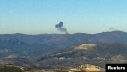 Suriye ve Türkiye sıñırında uçaq tüşürildi