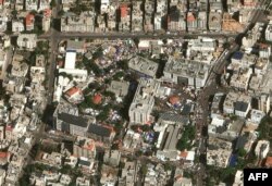 دید هوایی از بیمارستان شفا در غزه