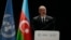 Azerbaijan - Ilham Aliyev, Azerbaijan president, speaks at a summit of the leaders of Small Islands Developing States at the COP29 U.N. Climate Summit, Baku, November 13, 2024.