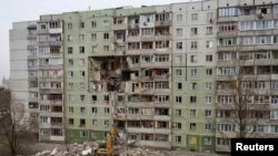 Наслідки удару російського безпілотника в Сумах, 30 січня 2025 року