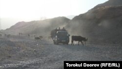 Приграничное село Ак-Сай в Баткенской области.