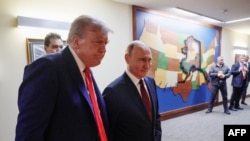 Владимир Путин и Дональд Трамп