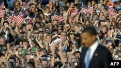 پلیس برلین، شمار حاضران در سخنرانی باراک اوباما را بیش از ۲۰۰ هزار نفر تخمین زده است. (عکس از AFP)