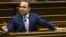 Armenia - Prime Minister Hovik Abrahamian speaks in the parliament, Yerevan, 27Apr2016.