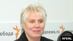 Председатель делегации по связям с Южным Кавказом, депутат Европарламента Марина Калюранд в офисе Радио Свобода