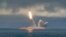A Bulava ballistic missile is launched in the Barents Sea in 2019.