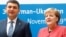 Володимир Гройсман і Анґела Меркель на Німецько-українському діловому форумі, Берлін, 29 листопада 2018 року
