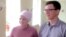 Tatarstan -- Golusa Shakirova and Radis Karimullin at wedding, 10Apr2019