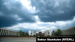 Бишкек шаары. Иллюстрациялык сүрөт.