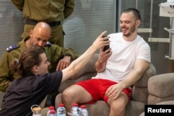 آندری کوزلوف بعد از نجات و بازگشت به اسرائیل