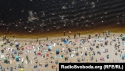 Пляж Гідропарку в Києві, 2021 рік