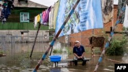 Наводнение на Большом Уссурийском острове. Август 2013 года