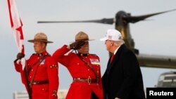 Президент США Дональд Трамп прибыл в Канаду