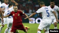  بازی شیلی و اسپانیا در جام جهانی ۲۰۱۴