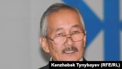 Жазушы Смағұл Елубай  «Ақ жол» партиясының съезінде. Алматы, 27 қараша 2011 жыл. (Көрнекі сурет)