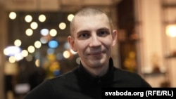 Ігар Лосік пасьля пяці гадоў турмы. Вільня, 11 верасня 2025