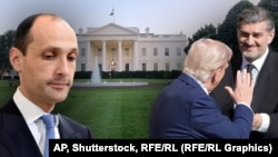 Леван Давиташвили, Дональд Трамп и Михаил Кавелашвили (коллаж)