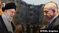 Аятолла Хаменеи (слева), Биньямин Нетаньяху. Коллаж