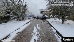 Наслідки чергового російського обстрілу у Херсоні, 20 листопада 2023 року 