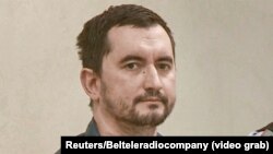 Сьцяпан Латыпаў у судзе. Менск, 16 жніўня 2021 году