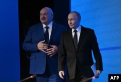 Лукашэнка і Пуцін у Валгаградзе ў красавіку 2025