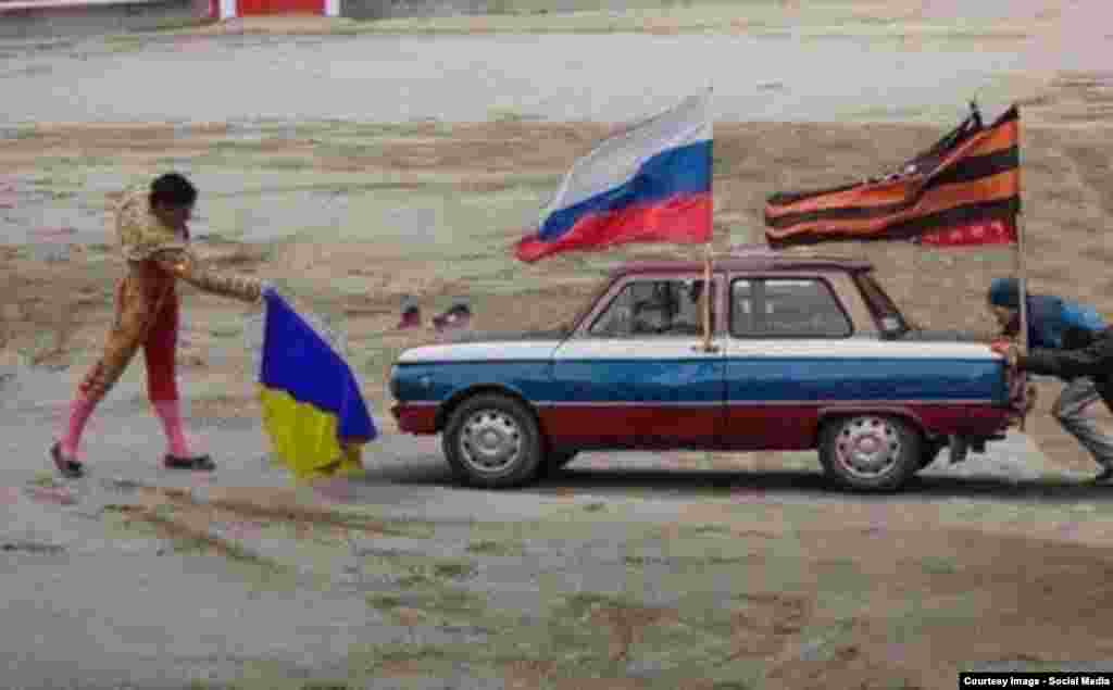 Ukraine -- Internet mem about separatists / Інтернет мем на сепаратистів